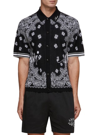 Main View - Click To Enlarge - AMIRI - Bandana Polo Shirt