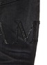  - AMIRI - Rhinestone Embellished Logo Skinny Jeans