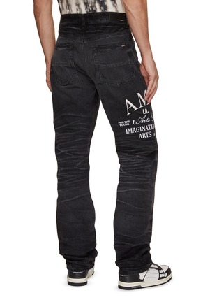 Back View - Click To Enlarge - AMIRI - Straight Leg Dark Wash Arts District Jeans