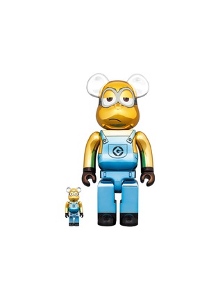 Main View - Click To Enlarge - BE@RBRICK - x Despicable Me 3 'Kevin' Chrome Version 400% & 100% BE@RBRICK Set
