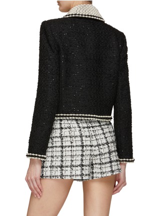 Back View - Click To Enlarge - ALICE & OLIVIA - ‘Kidman’ Pearl Boxy Jacket