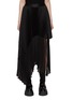 Main View - Click To Enlarge - ALICE & OLIVIA - ‘Hix’ Sunburst Pleated Asymmetrical Midi Skirt