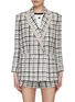 Main View - Click To Enlarge - ALICE & OLIVIA - ‘Justin’ Double Breasted Crystal Pearl Embellished Blazer