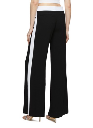 Back View - Click To Enlarge - ALICE & OLIVIA - ‘Eric’ Contrast Side Stripe Wide Leg Pants