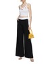Figure View - Click To Enlarge - ALICE & OLIVIA - ‘Eric’ Contrast Side Stripe Wide Leg Pants