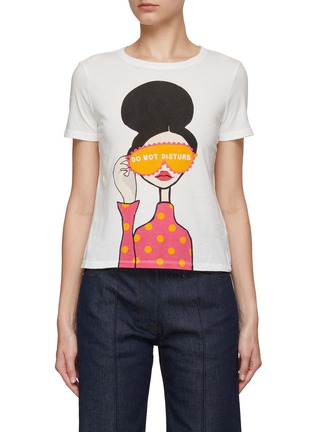 Main View - Click To Enlarge - ALICE & OLIVIA - Ryln Cotton T-Shirt