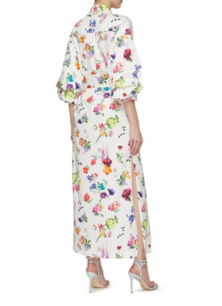 Back View - Click To Enlarge - ALICE & OLIVIA - ‘Tanika’ Button Up Maxi Dress