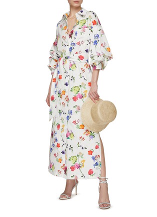 Figure View - Click To Enlarge - ALICE & OLIVIA - ‘Tanika’ Button Up Maxi Dress