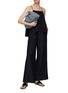 Figure View - Click To Enlarge - LE17SEPTEMBRE - Pleated Elasticated Waist Wool Silk Blend Pants