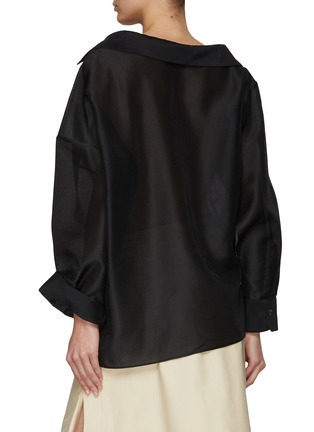 Back View - Click To Enlarge - A.W.A.K.E. MODE - Off Shoulder Organdy Shirt