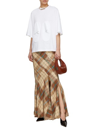 Figure View - Click To Enlarge - A.W.A.K.E. MODE - Twisted Panel Maxi Skirt