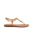 Main View - Click To Enlarge - SAM EDELMAN - ‘Gigi Retro’ Beads Embellished T-Bar Flat Sandals