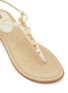 Detail View - Click To Enlarge - SAM EDELMAN - ‘Gigi Retro’ Beads Embellished T-Bar Flat Sandals