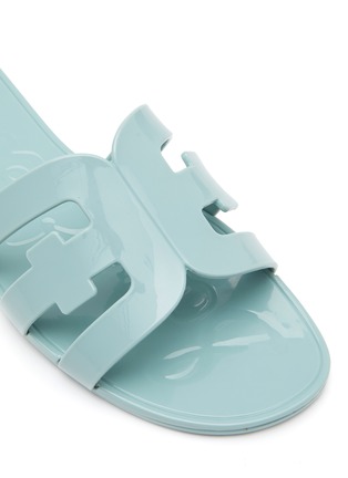 Detail View - Click To Enlarge - SAM EDELMAN - ‘Bay Jelly’ Logo Cut Out Slides