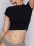 Figure View - Click To Enlarge - SKIMS - New Vintage Cropped Raglan T-Shirt