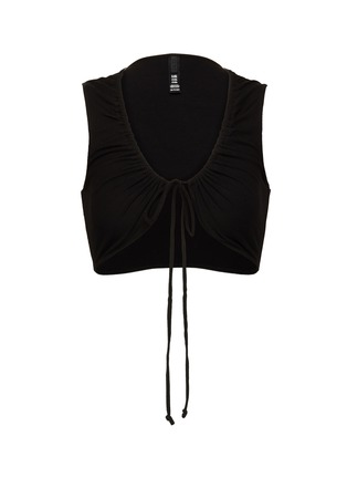 Main View - Click To Enlarge - SKIMS - ‘Soft Lounge’ Tie Front Crop Top