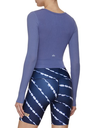 Back View - Click To Enlarge - ALO YOGA - Cover Long Sleeve Top