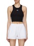 Main View - Click To Enlarge - ALO YOGA - ‘Aspire’ Ribbed Cropped Tank Top