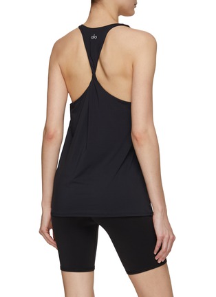 Back View - Click To Enlarge - ALO YOGA - ‘Don't Get It’ Twisted Racerback Tank Top