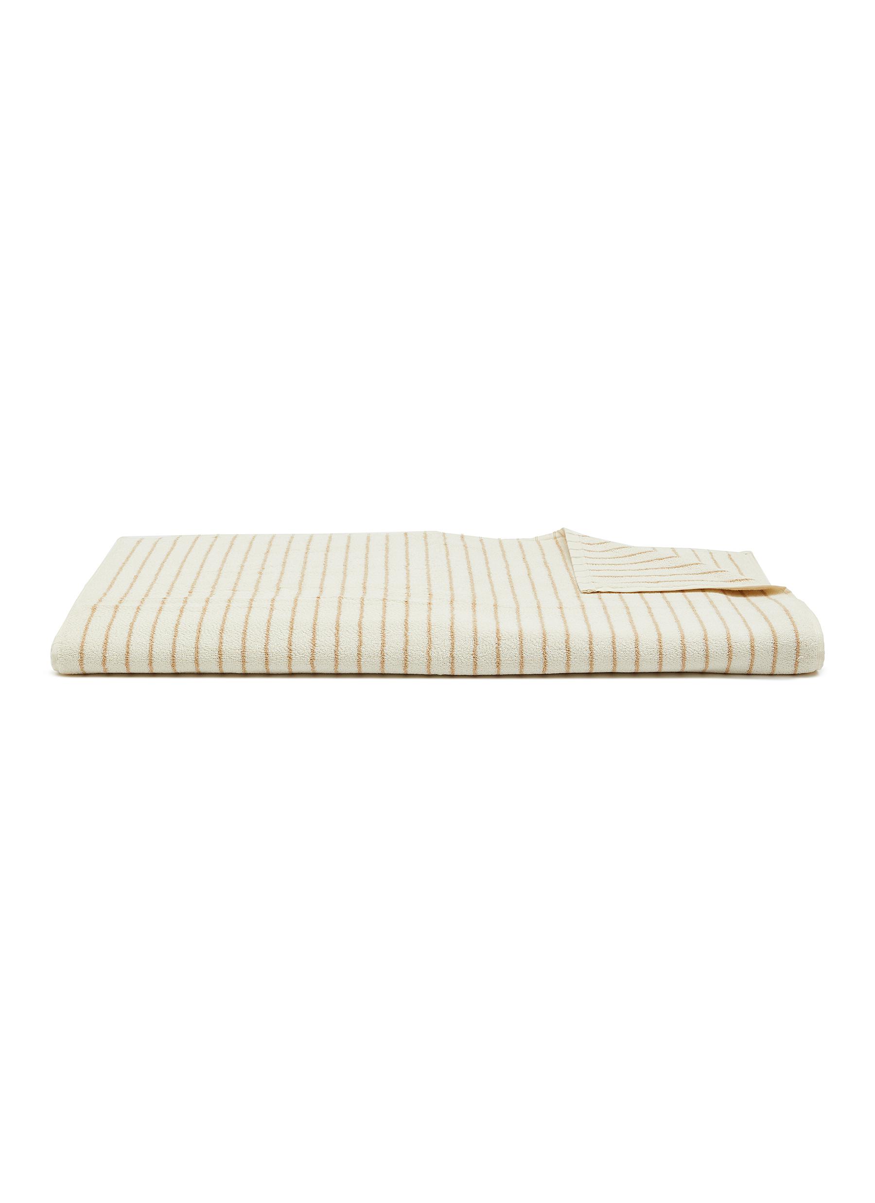 Organic Cotton Terry Bath Towel - Sienna Stripes