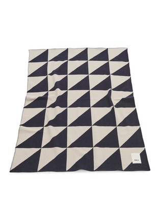  - TEKLA - Cashmere Blend Blanket — Blue Tiles