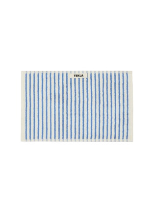 Main View - Click To Enlarge - TEKLA - Organic Cotton Terry Guest Towel — Coastal Stripes