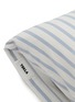 Detail View - Click To Enlarge - TEKLA - Organic Cotton Pillow Case — Needle Stripes