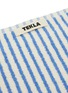 Detail View - Click To Enlarge - TEKLA - Organic Cotton Terry Bath Towel — Coastal Stripes