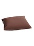 Main View - Click To Enlarge - TEKLA - Organic Cotton Pillow Case — Cocoa Brown
