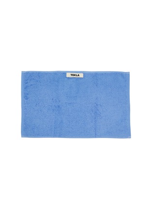 Main View - Click To Enlarge - TEKLA - Organic Cotton Terry Guest Towel — Clear Blue