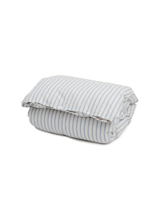 TEKLA | Organic Cotton Queen Size Duvet Cover — Needle Stripes | CLEAR ...