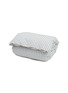Main View - Click To Enlarge - TEKLA - Organic Cotton Queen Size Duvet Cover — Needle Stripes
