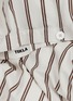 Detail View - Click To Enlarge - TEKLA - Organic Cotton Queen Size Duvet Cover — Hopper Stripes