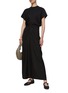 Figure View - Click To Enlarge - TOTEME - Slouchy Waist Cap Sleeve Maxi Dress