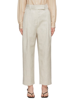 Main View - Click To Enlarge - TOTEME - Pleated Wool Blend High Rise Suiting Pants