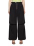 Main View - Click To Enlarge - DION LEE - Layered Front Oversized Flight Pants