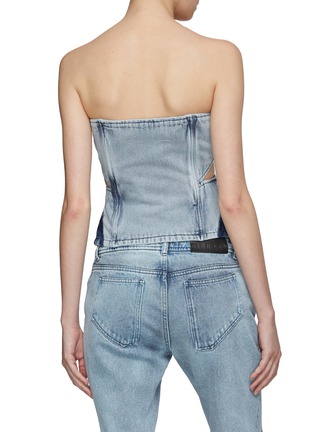 Back View - Click To Enlarge - DION LEE - Darted Denim Corset