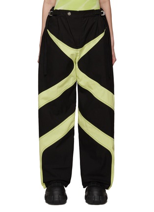 Main View - Click To Enlarge - DION LEE - ‘Moto Parachute’ Panel Pants