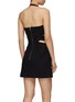 Back View - Click To Enlarge - DION LEE - ‘Arrow Lock’ Cut Out Mini Dress