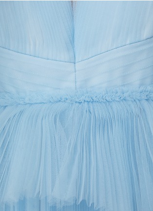  - HUISHAN ZHANG - ‘Pascale’ Layered Tulle V-Neck Dress