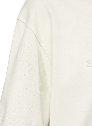  - ALEXANDER WANG - Plaster Dyed Embroidered Logo T-shirt