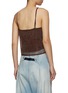 Back View - Click To Enlarge - ALEXANDER WANG - Hot Fix Clear Bead Camisole Top