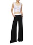 Figure View - Click To Enlarge - BALMAIN - Tweed Cropped Bustier Top