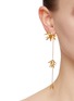 Figure View - Click To Enlarge - MONSHIRO - ‘Pentas’ Brass Vintage Pearls Long Earrings