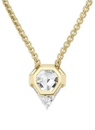 Detail View - Click To Enlarge - VRAI - x RandM Illuminate 14K White Gold VRAI Created Diamond Necklace