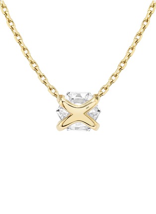 Detail View - Click To Enlarge - VRAI - Iconic Shapes 14K Gold VRAI Created Diamond Necklace