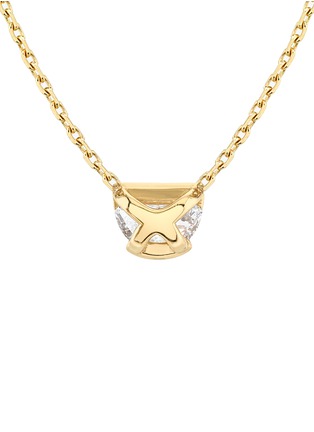 Detail View - Click To Enlarge - VRAI - Iconic Shapes 14K Gold VRAI Created Diamond Necklace