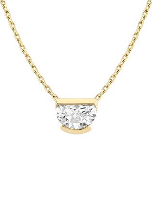 Main View - Click To Enlarge - VRAI - Iconic Shapes 14K Gold VRAI Created Diamond Necklace