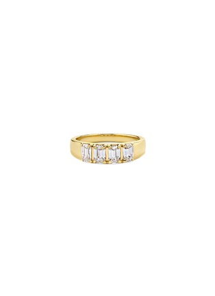 Main View - Click To Enlarge - VRAI - Tetrad 14K Gold VRAI Created Diamond Ring — US 5.5