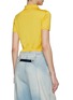 Back View - Click To Enlarge - LOEWE - Logo Collar Cropped Polo Shirt